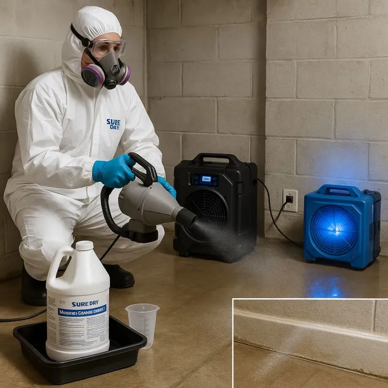 Sanitization and Odor Removal process in Perezville, TX