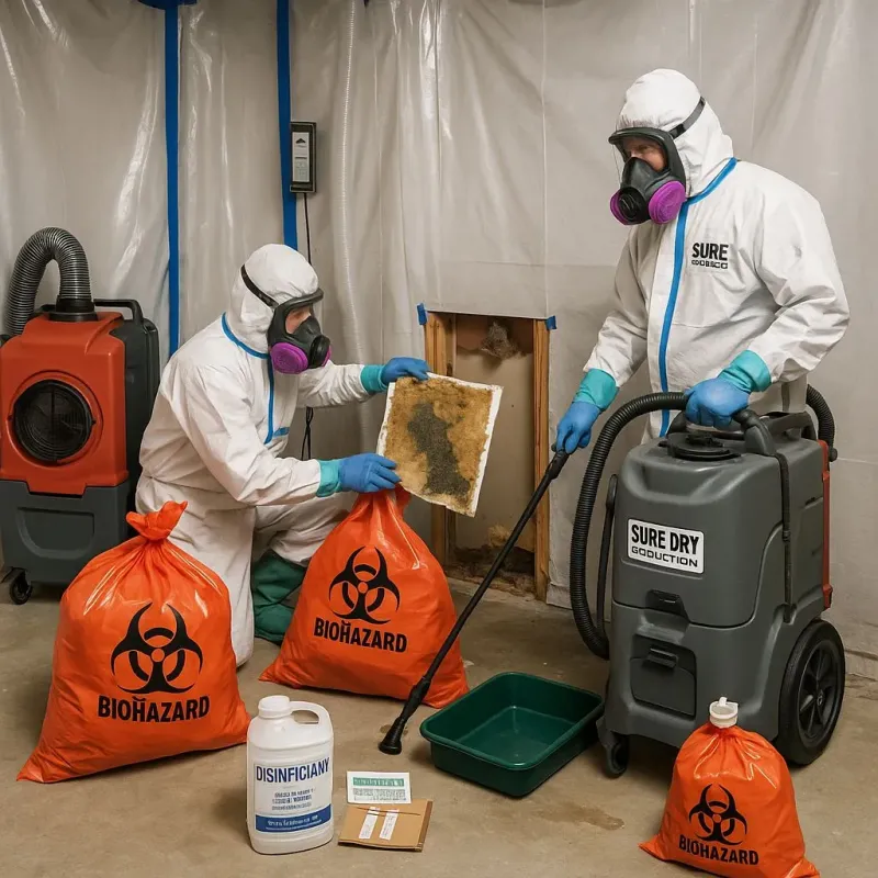 Contaminated Water Handling Protocols process in Perezville, TX