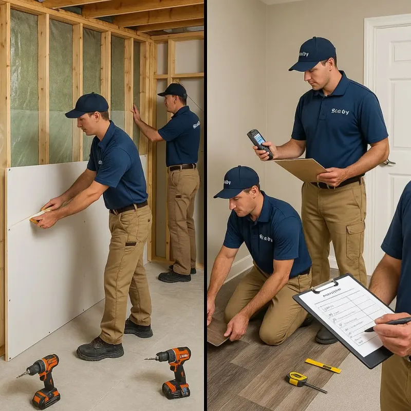 Repairs and Reconstruction process in Perezville, TX